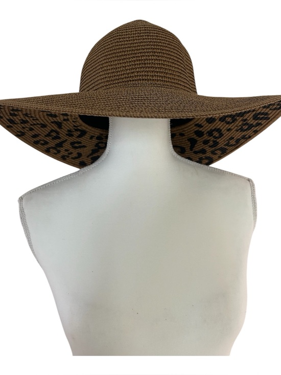 Anne Klein Accessories - Anne Klein Sunhat With Animal Print Brim